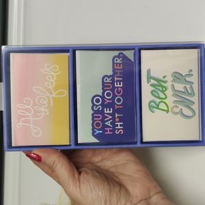 3/$20 note cards six of three designs